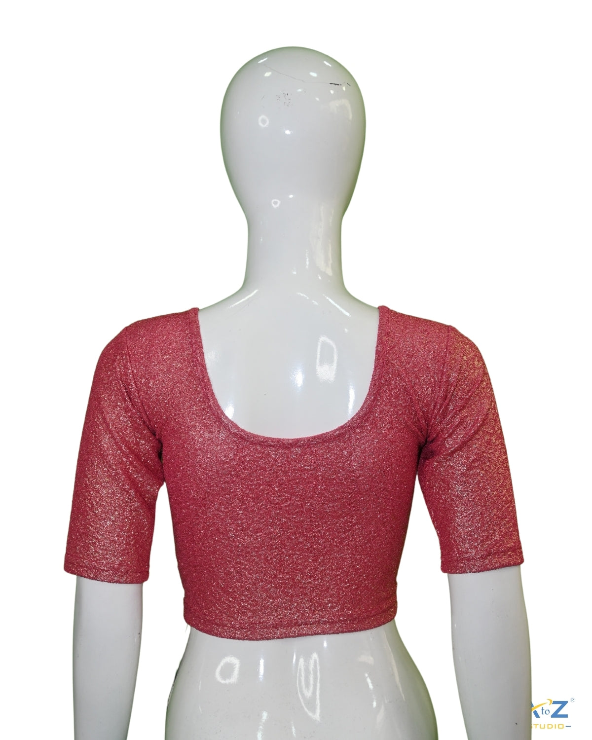 Rani Tissue Lycra Blouse with Golden Crumble