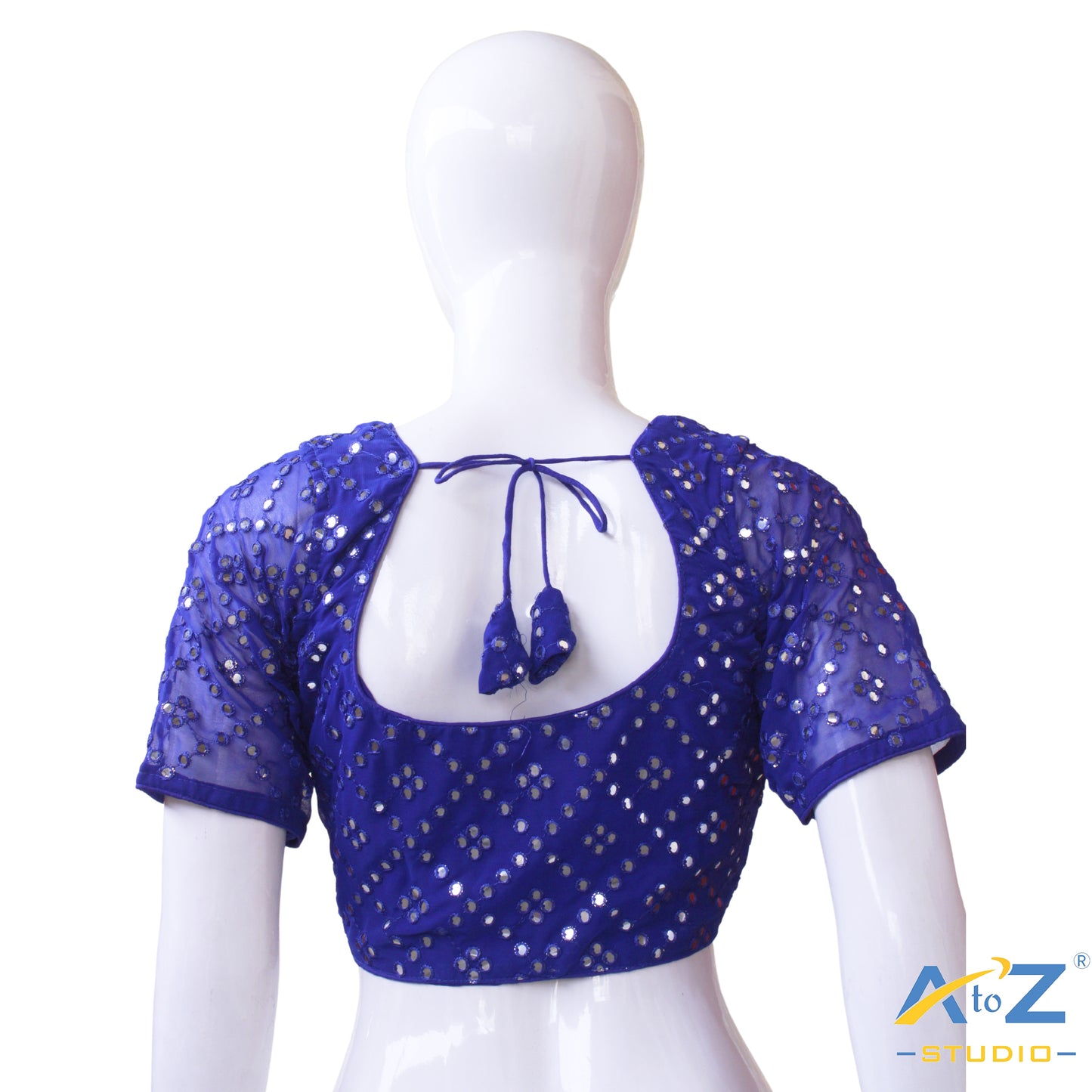 Royal Spark Blue Blouse