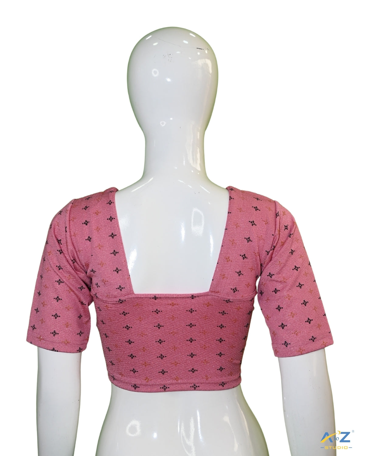 Onion Crush Blouse with Foil Print