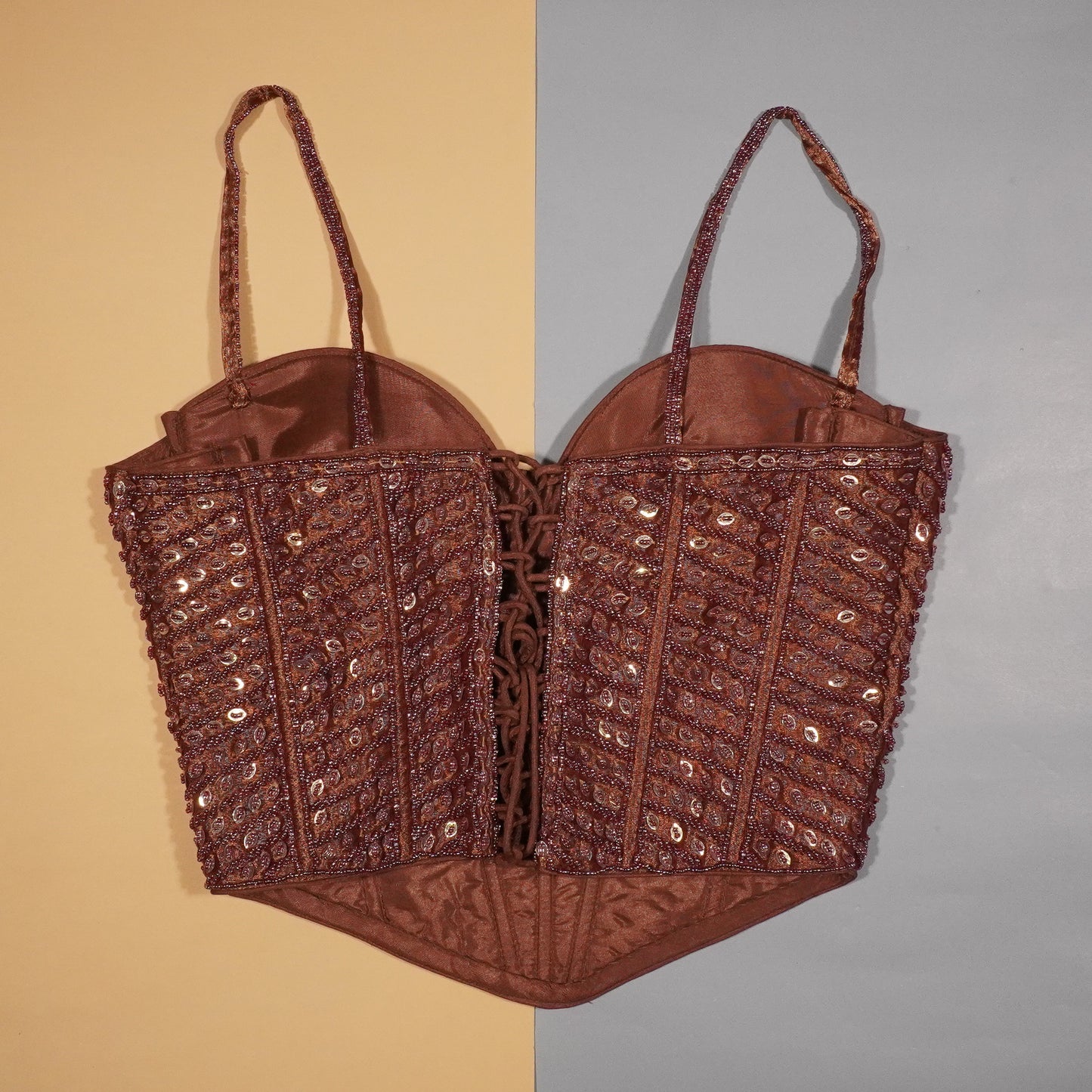 Bown Tonal Beaded Corset