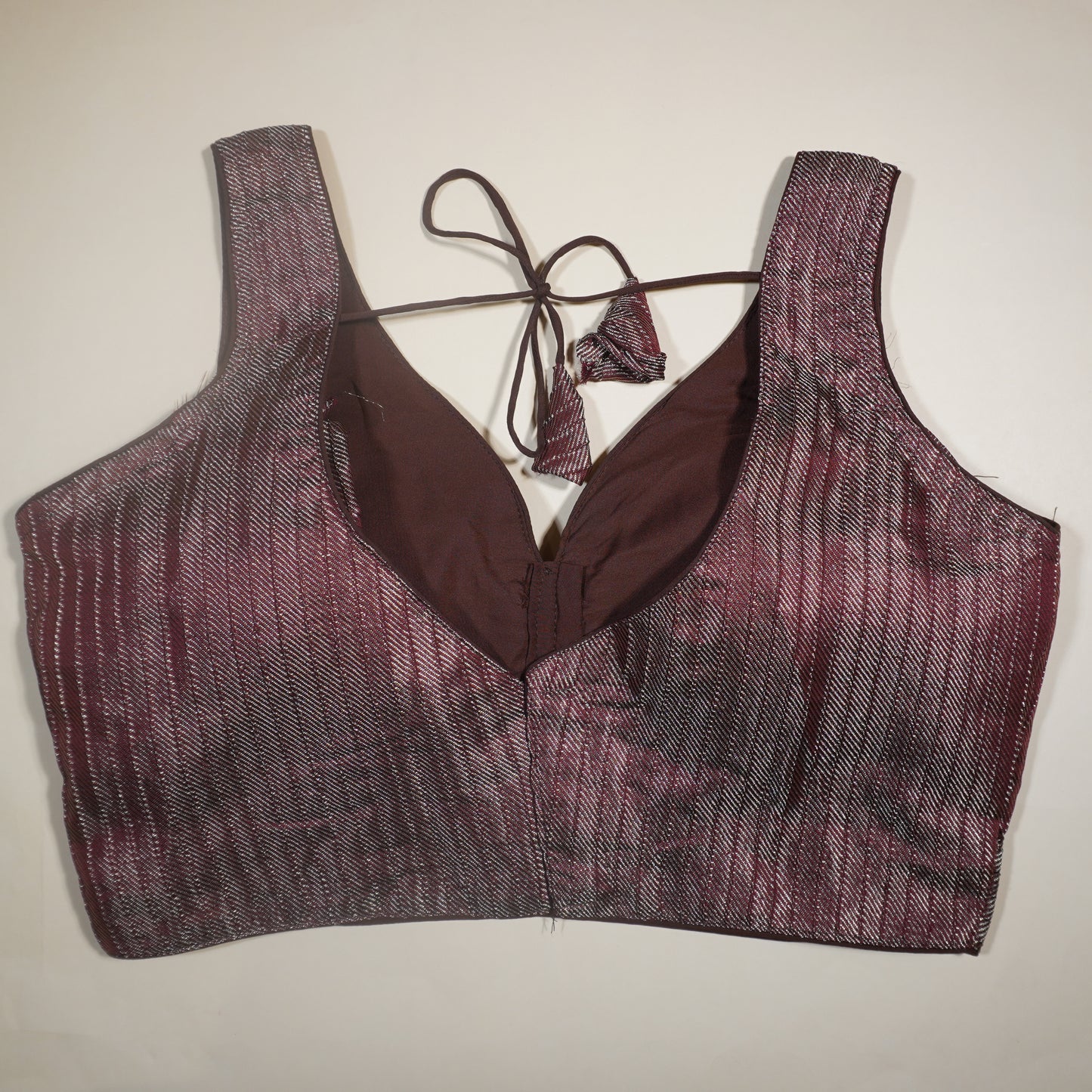COFFEE Metallic Shimmer Blouse