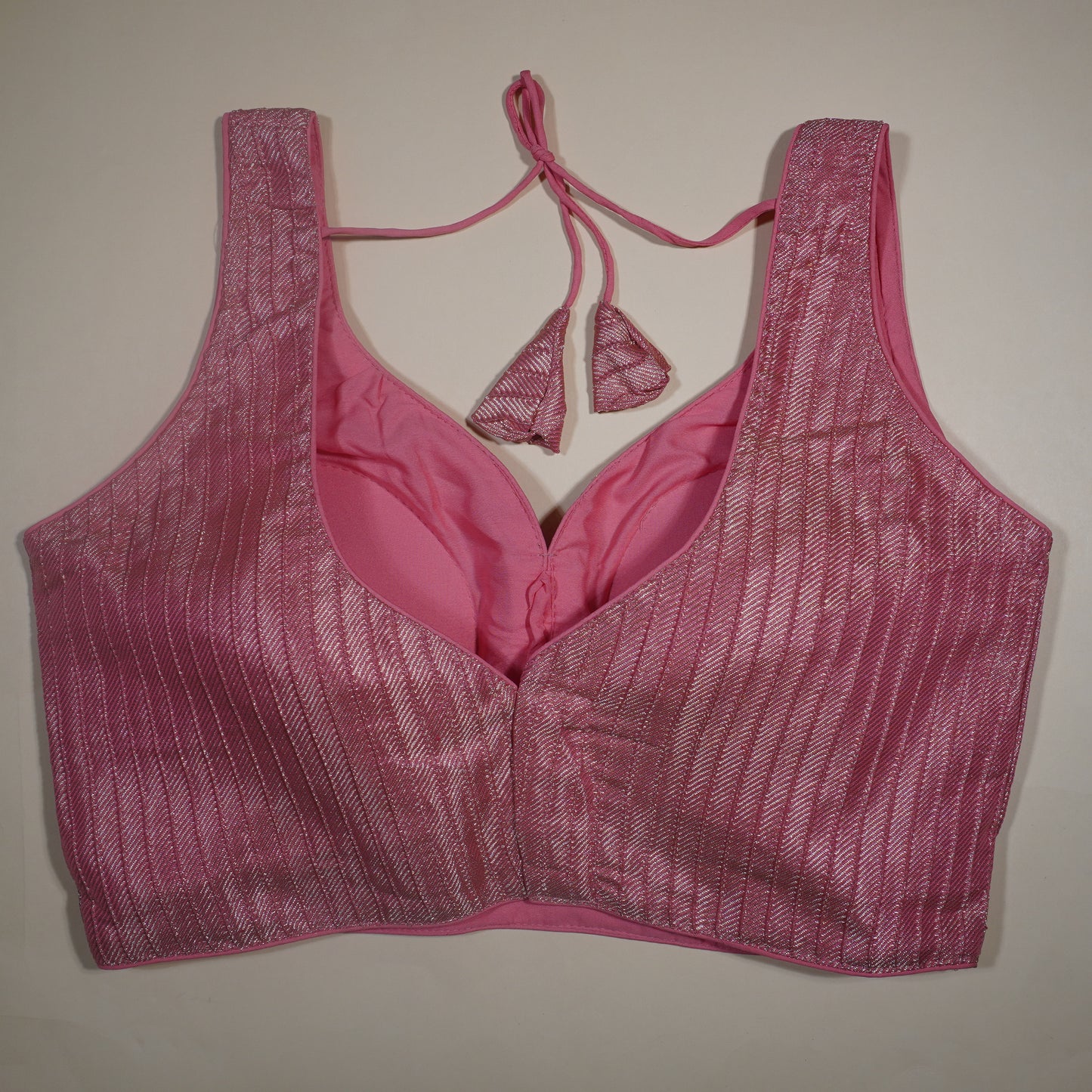 LTPink Metallic Shimmer Blouse