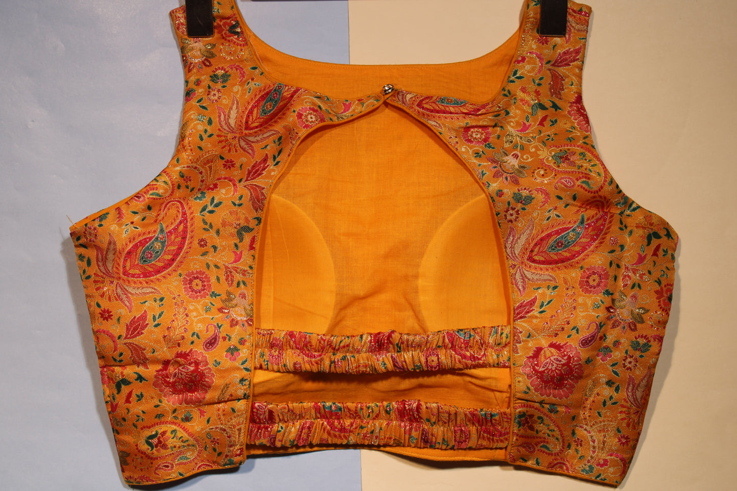 Yellow Amber Paisley Blouse