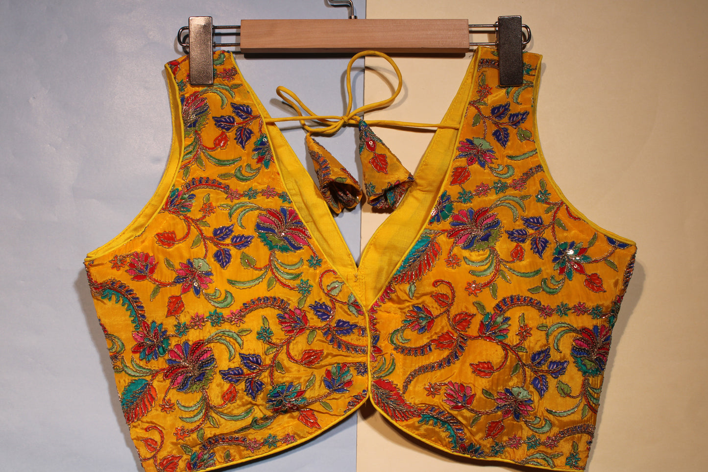 GYellow Festive Blouse