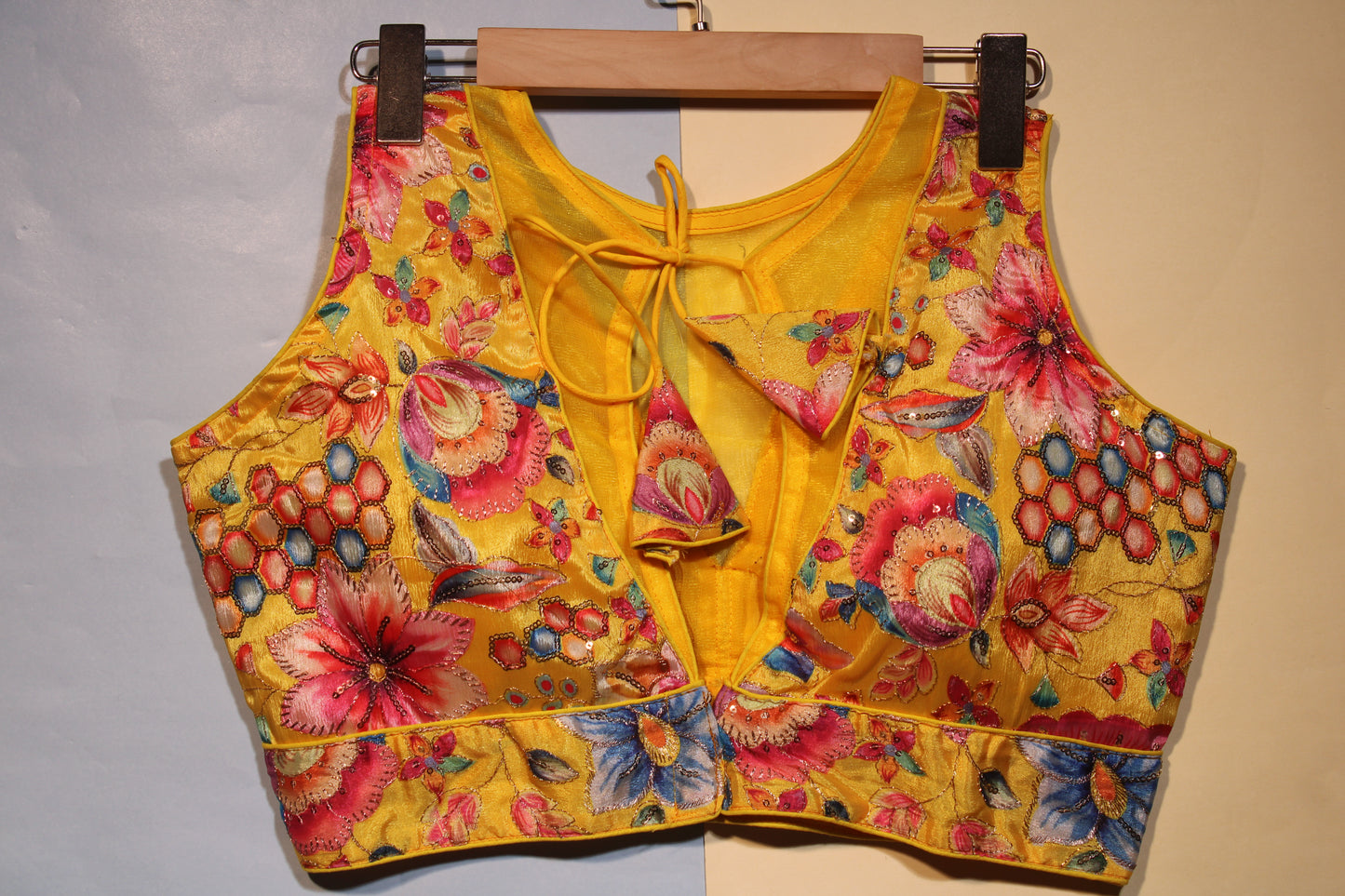 GYellow Garden Honeycomb Blouse