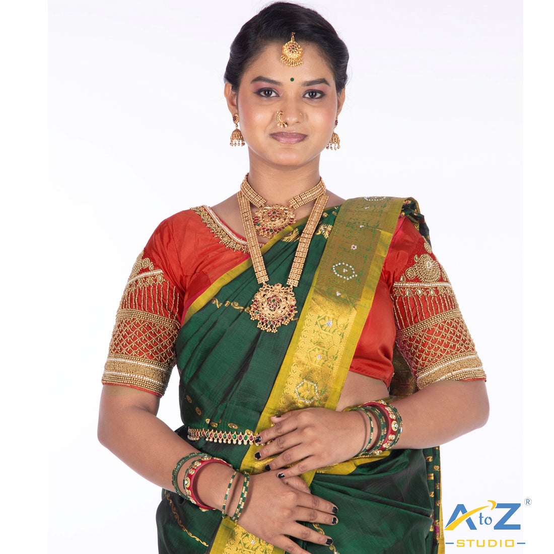 Mirror, Velvet & Zari: Luxe Fabrics for Elegant Bridal Blouses