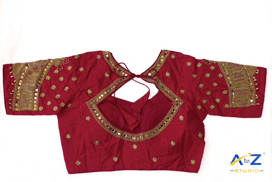 Custom-Made Bridal Blouses – Personalized Designs at AtoZ Studio