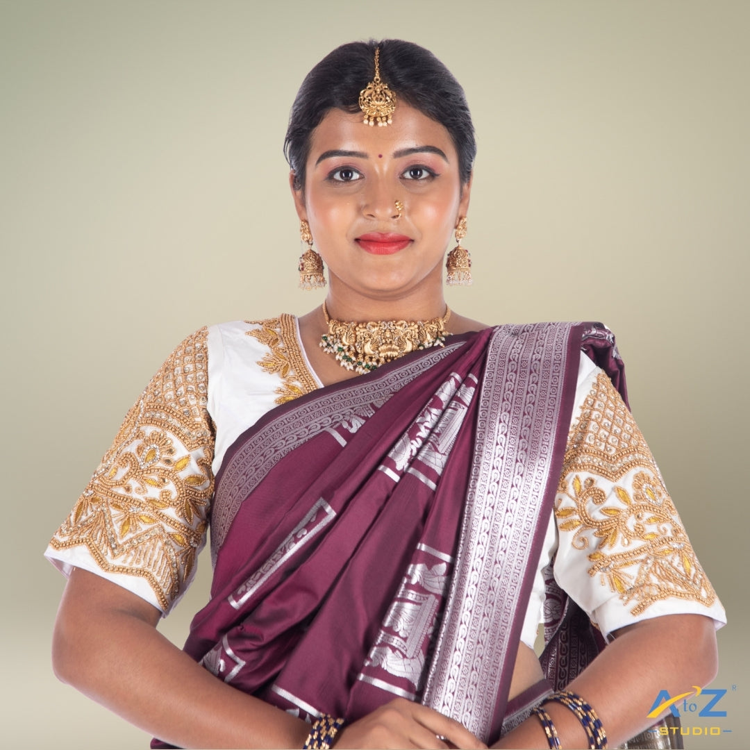 Exploring the Latest Trends in Bridal Blouse Design at AtoZ Studio