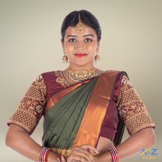 Best Bridal Blouses for Silk Sarees