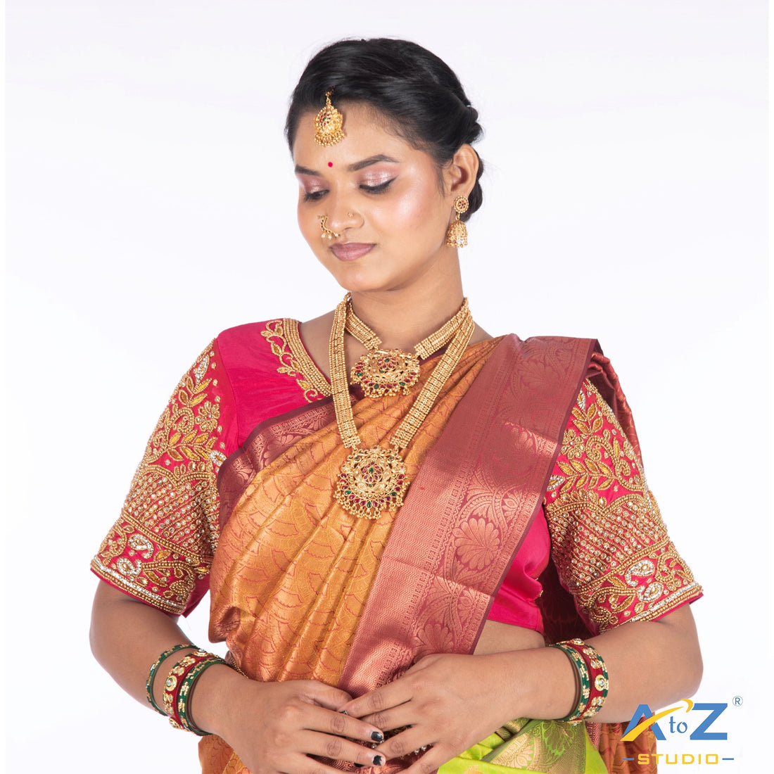 Handcrafted Elegance: Explore Aari Embroidery at AtoZ Studio