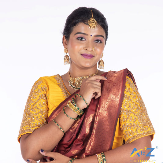 Shimmer & Style: Fancy Blouse Ideas for Glamorous Occasions