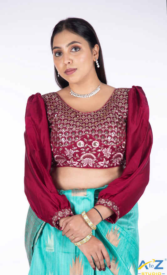 "Bridal Blouse Color Combos That Will Steal the Spotlight"