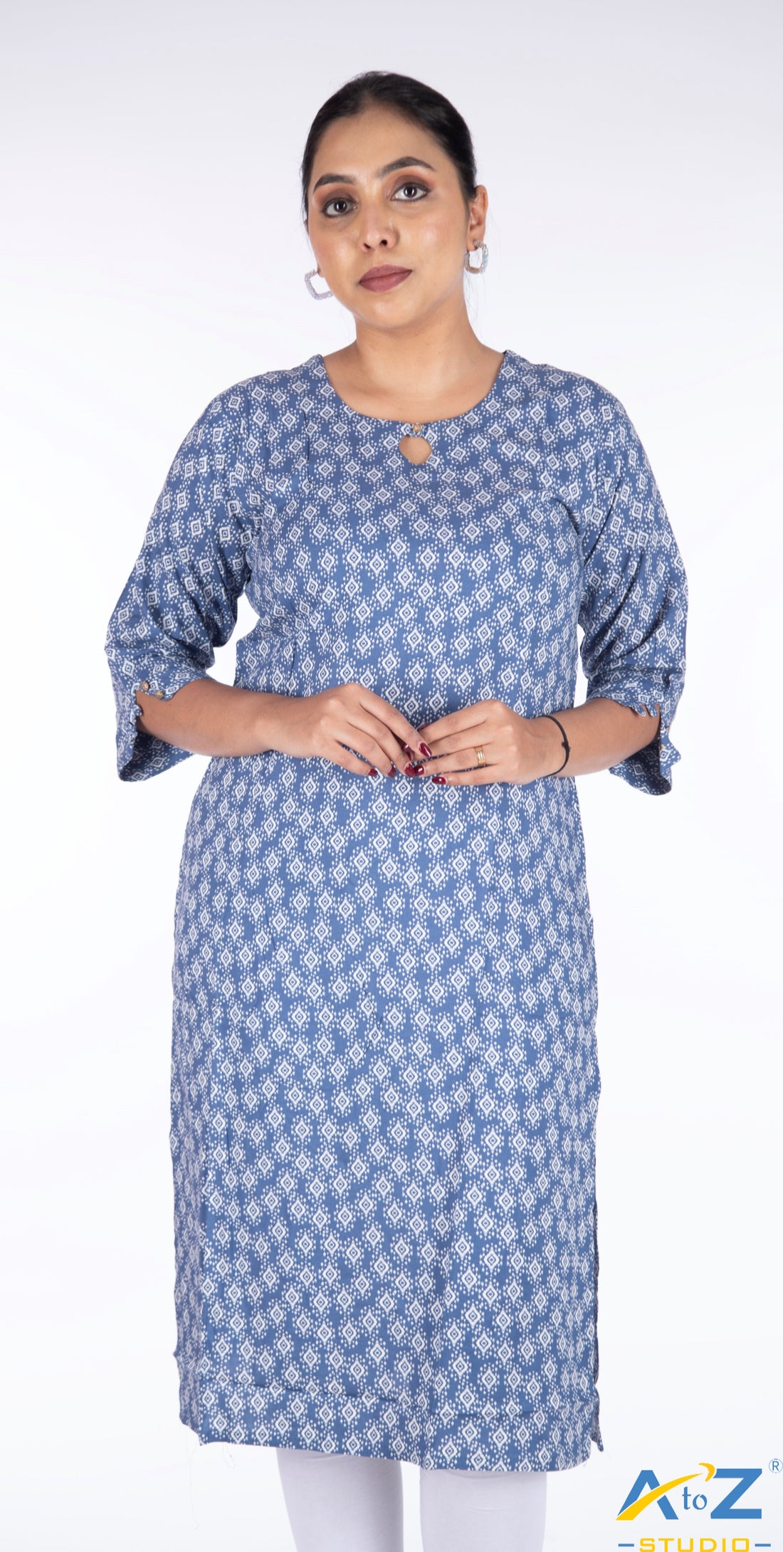 Fresh & Elegant: Light Blue Kurta Collection by A to Z Studio
