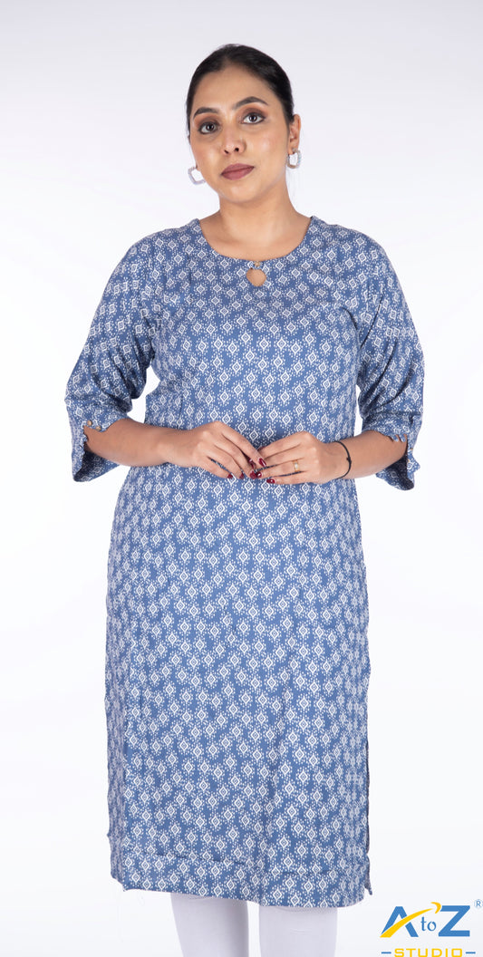 Fresh & Elegant: Light Blue Kurta Collection by A to Z Studio