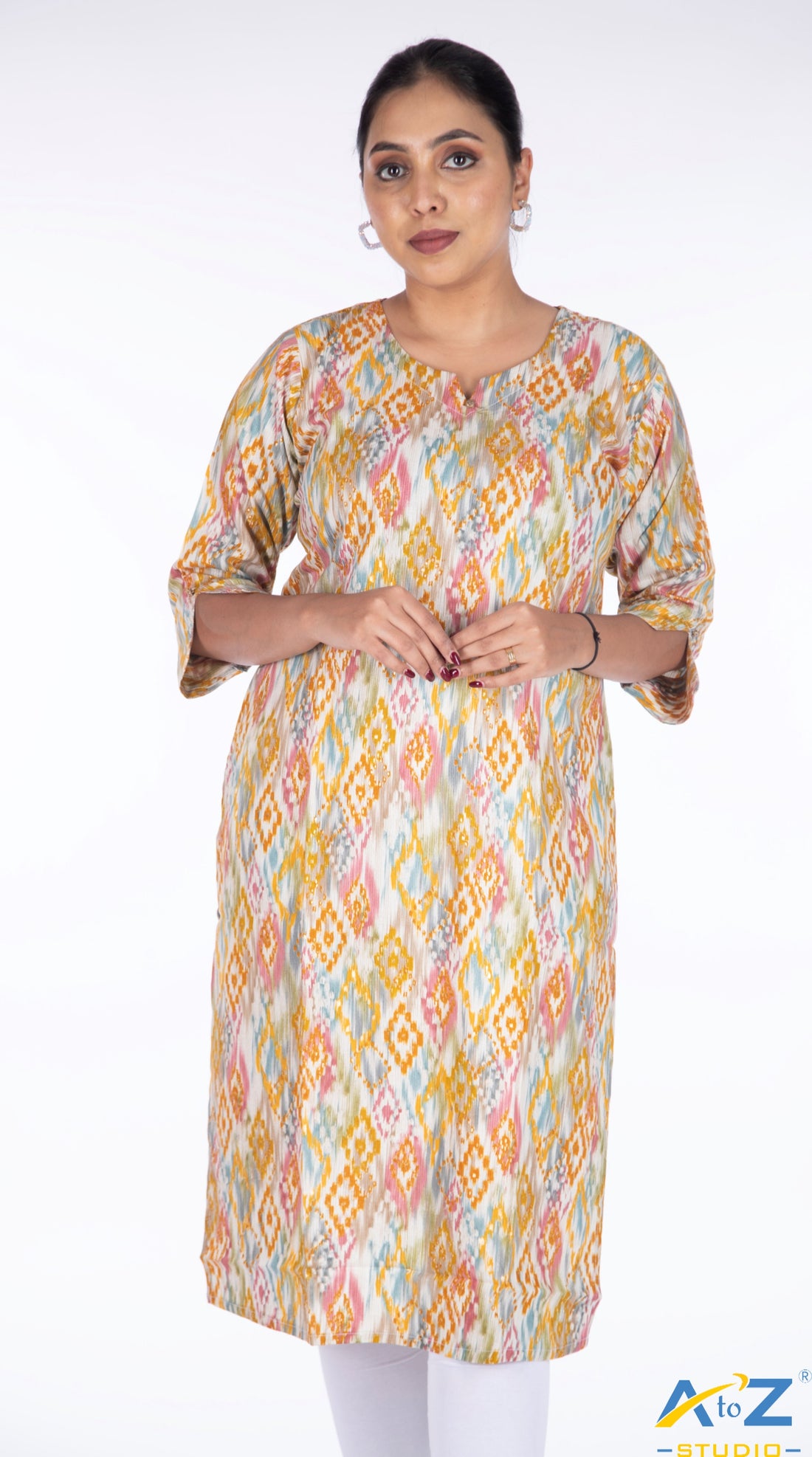 Radiant in Style: Multi Yellow Kurta Collection by A to Z Studio