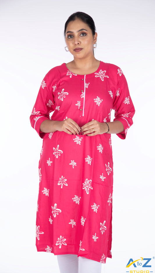 Timeless Charm: Pink Kurta Collection by A to Z Studio