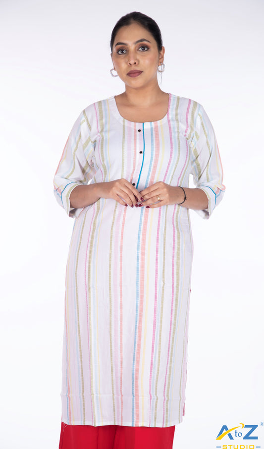 Pure Elegance: White Kurta Collection by A to Z Studio