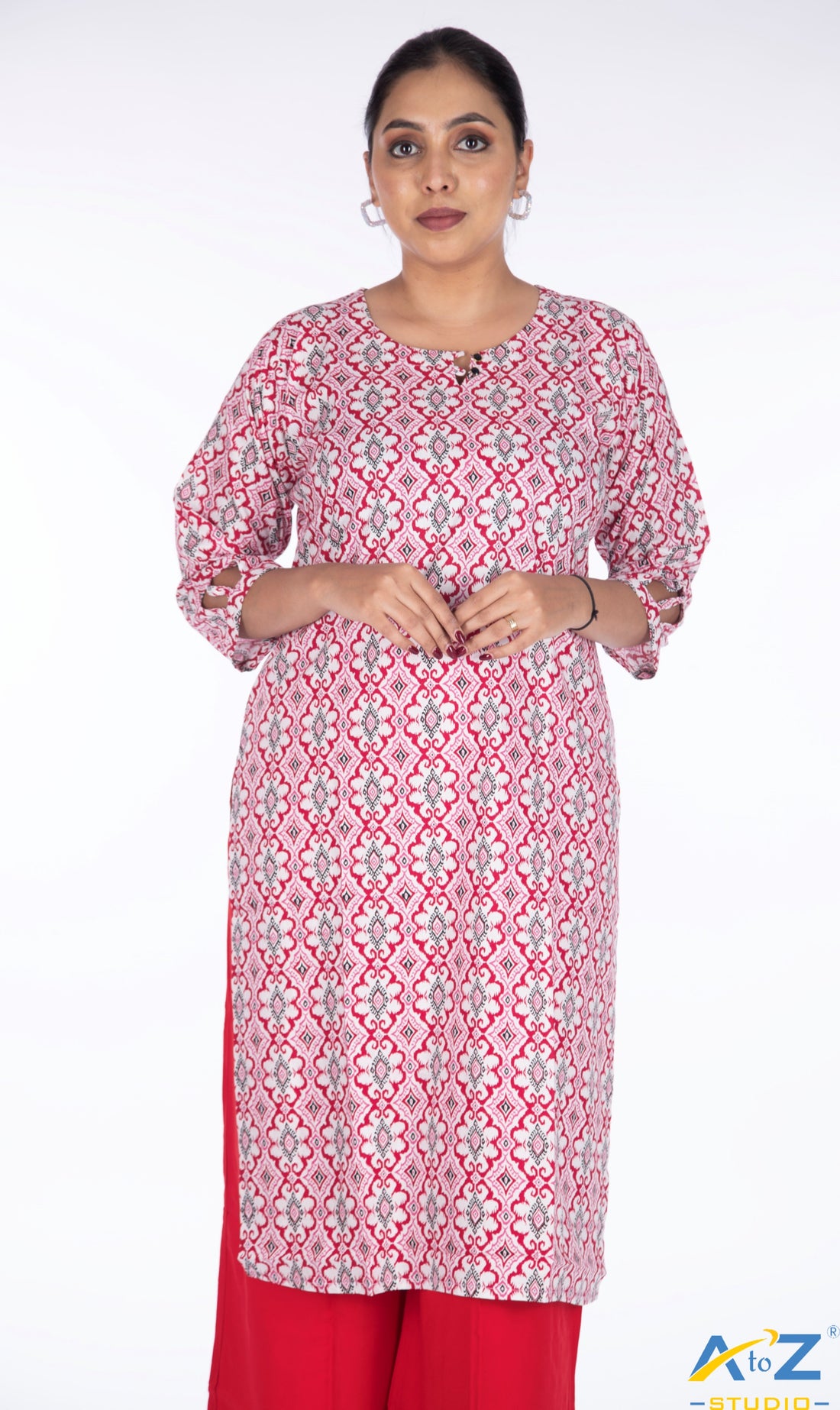 Bold & Festive: Red Kurta Collection by A to Z Studio