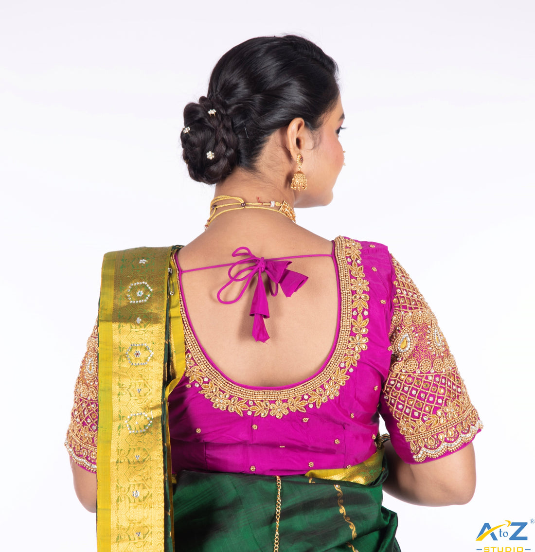 Lavender Bridal Blouse Designs: Soft Elegance for Your Big Day | A to Z Studio