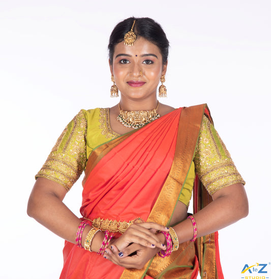 Unstitched Aari Blouses – Customize Your Style