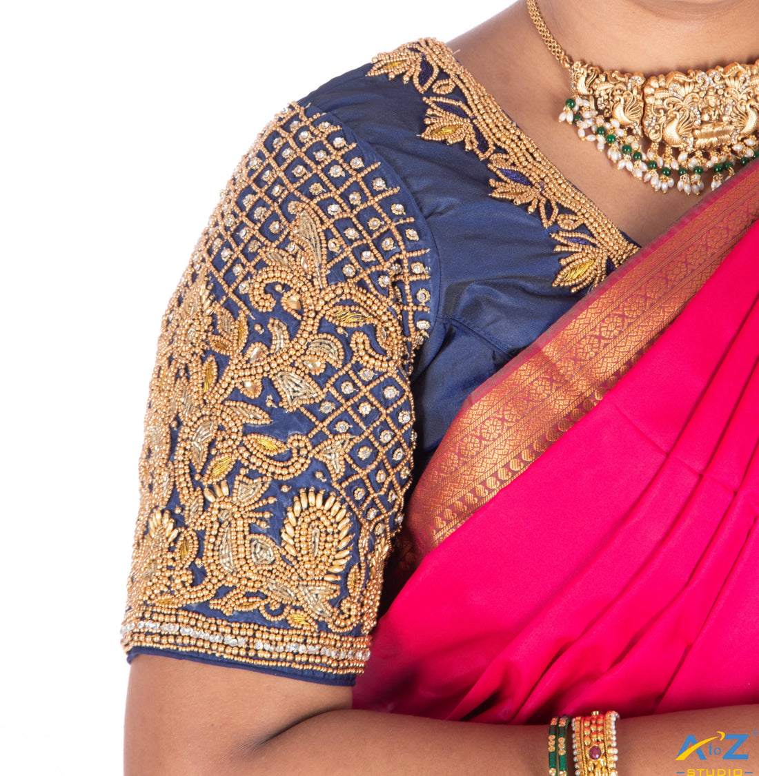 The Art of Handwork in South Indian Bridal Blouses