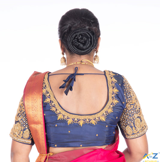 "Backless, Beaded, Bold: Fancy Blouses for the Glam Queen"