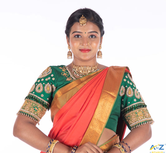 Fancy Blouses with Heavy Borders – A Royal Choice