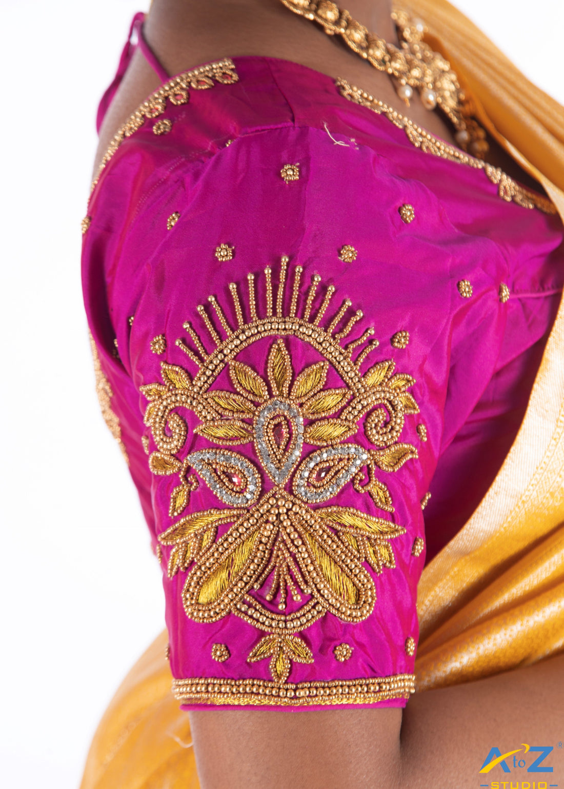 Zardozi Bridal Blouses — Royal Elegance by A to Z Studio