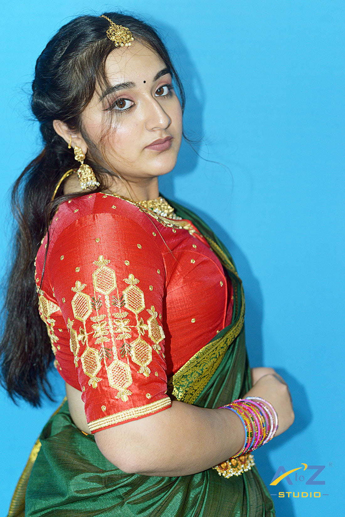 Top 10 Aari Work Blouse Designs Under ₹699 from AtoZ Studio