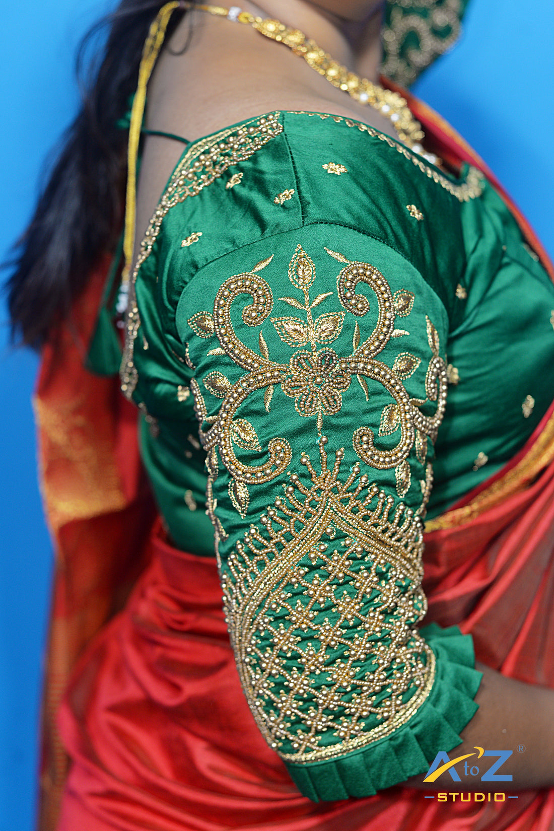 Shop Elegant Aari Embroidery Blouses Without Breaking the Bank – ₹699 Only