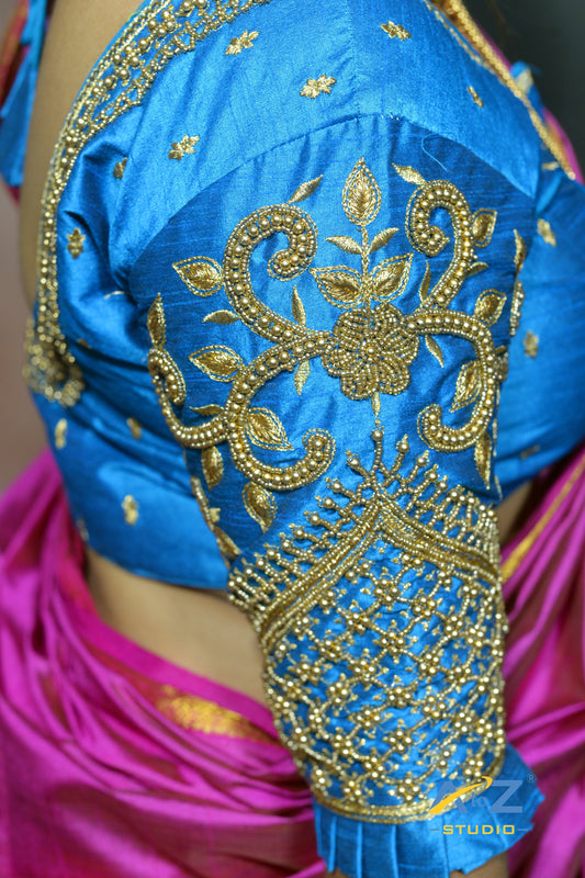 Look Rich, Spend Less: Aari Blouses at ₹699 from AtoZ Studio