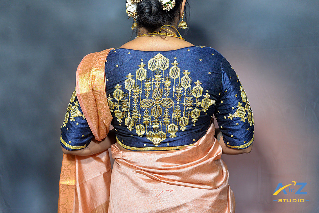 Where to Buy Aari Work Blouses for ₹699? AtoZ Studio Has You Covered!