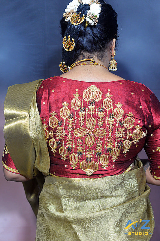 Ethnic Fashion Alert: ₹699 Aari Blouses You’ll Love from AtoZ Studio