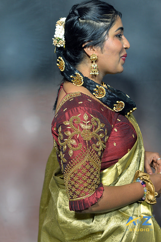 Traditional Elegance Made Affordable: Aari Blouses for ₹699 at AtoZ Studio