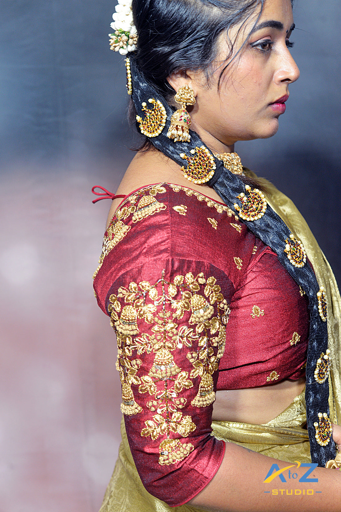 Traditional Meets Trendy: ₹699 Aari Blouses You Can’t Miss at AtoZ Studio