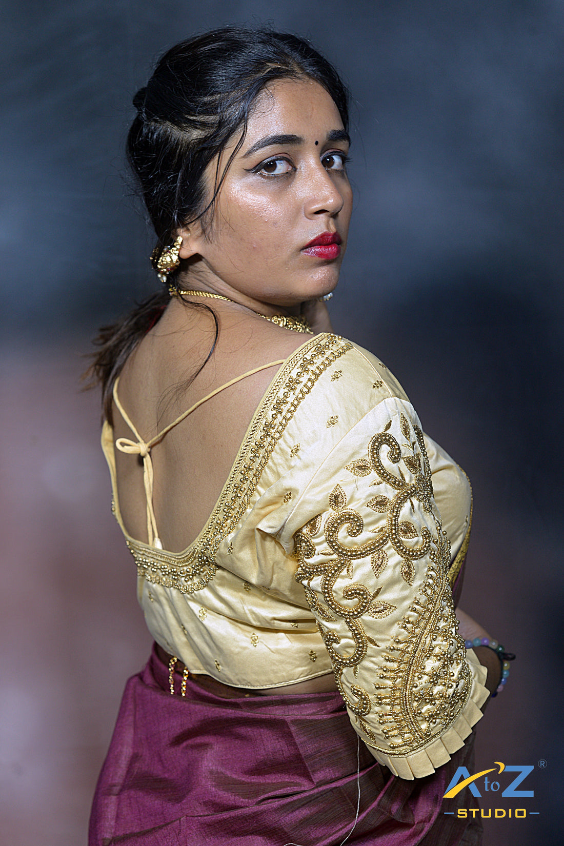 Limited Offer: Handcrafted Aari Blouses at Just ₹699 – Only at AtoZ Studio