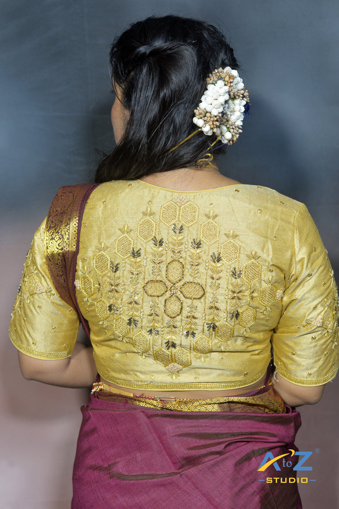 ₹699 for Handcrafted Aari Work Blouses? Yes, at AtoZ Studio!