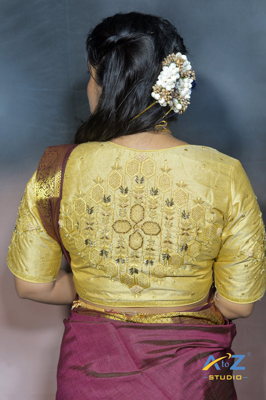 ₹699 for Handcrafted Aari Work Blouses? Yes, at AtoZ Studio!