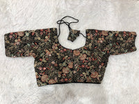Black Designer Zardozi Blouse