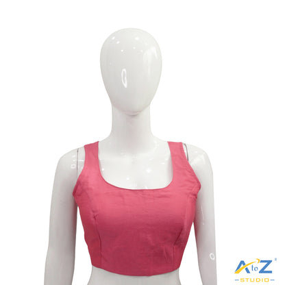 Magenta Flame Cotton Blouse