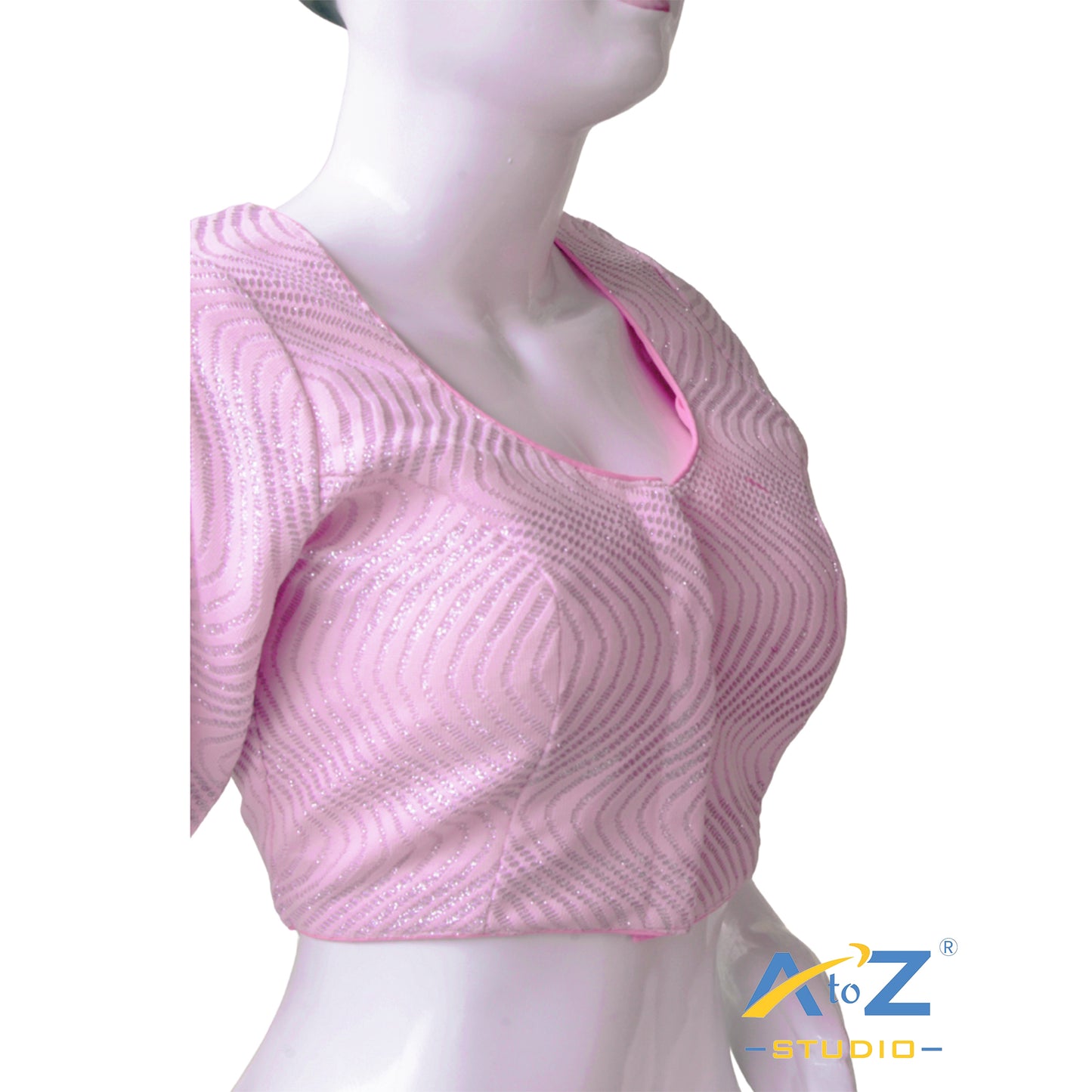 Light Pink Sequin Blouse