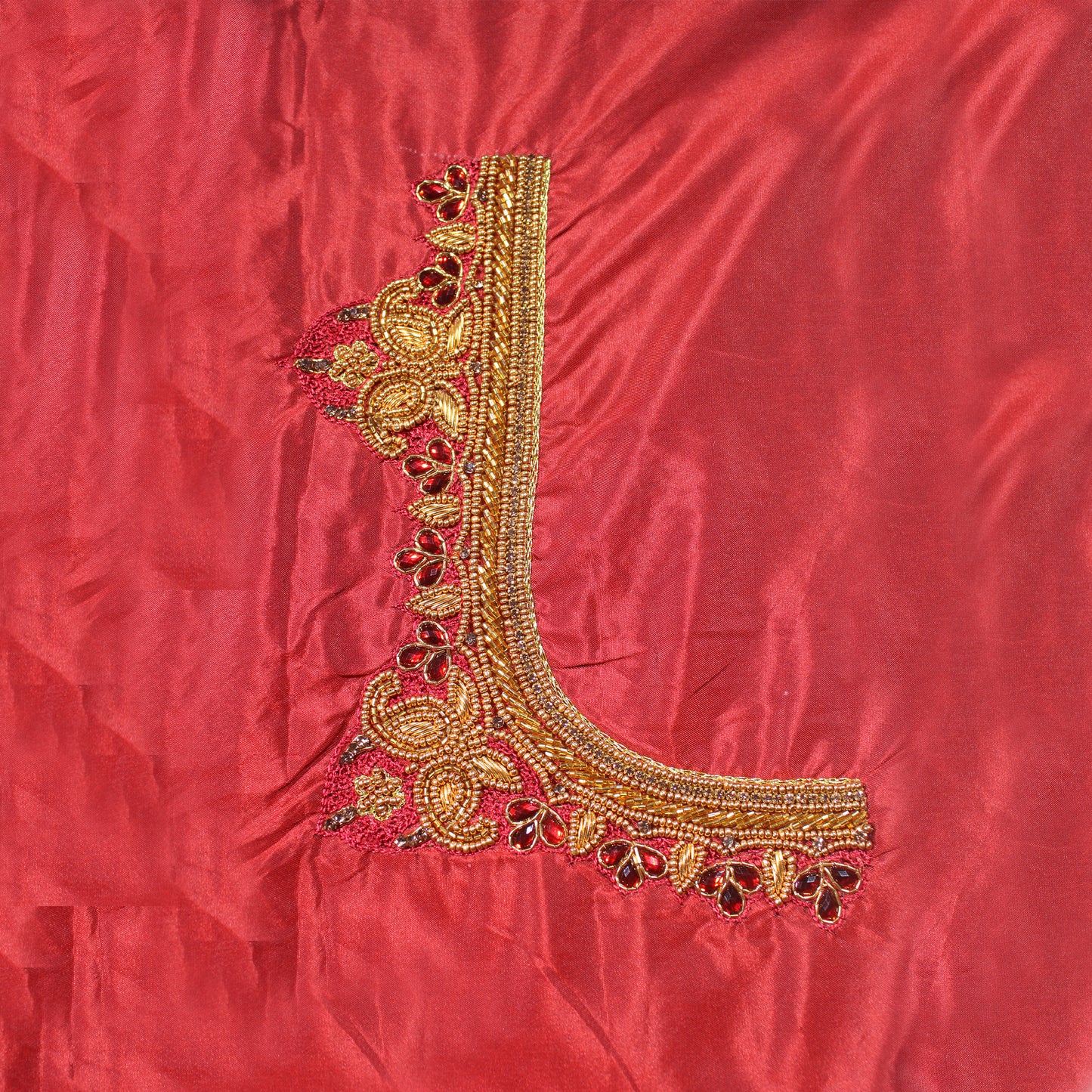 Sangria Maharani Handwork Blouse Fabric