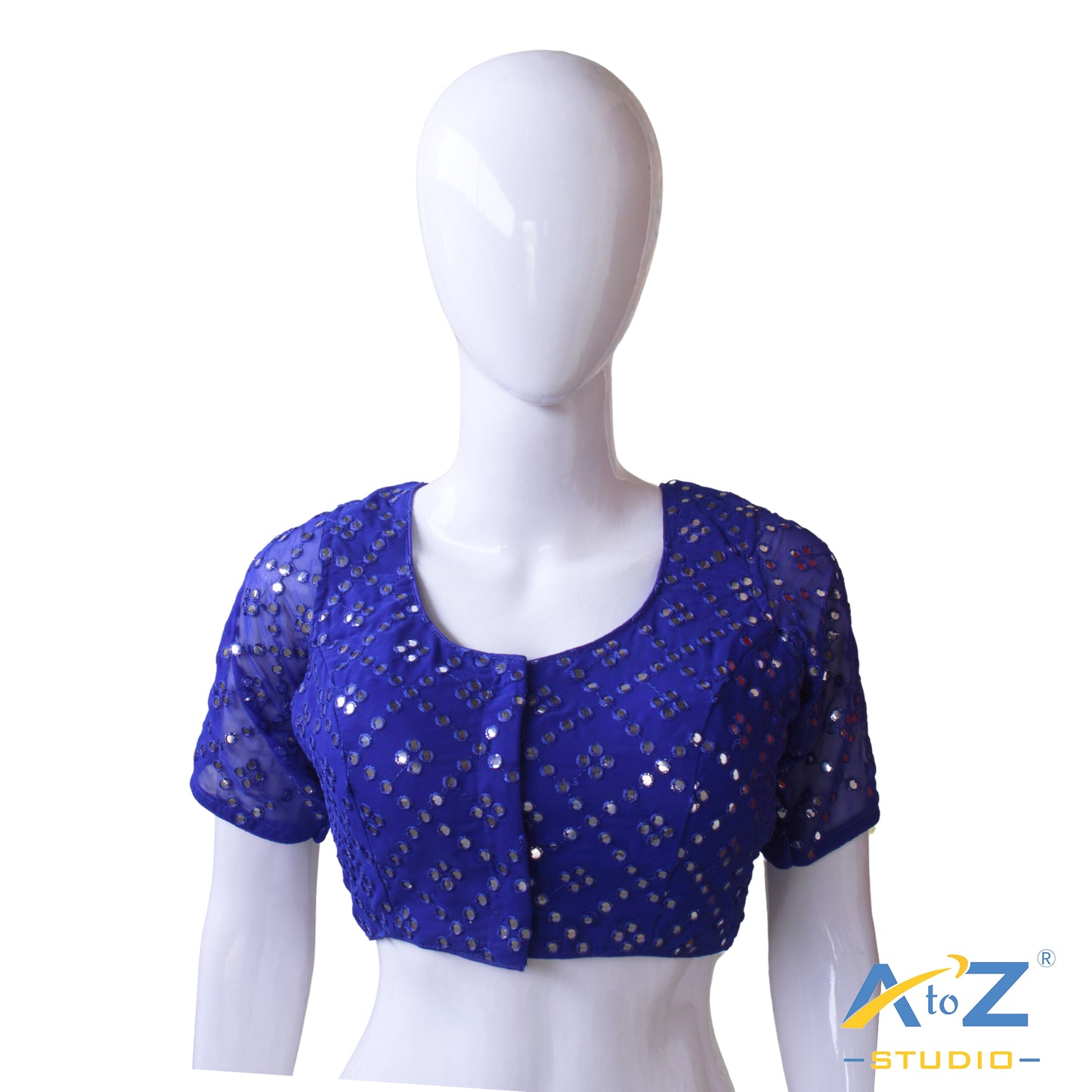 Royal Spark Blue Blouse