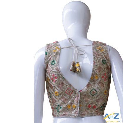 Cream Floral Elegance