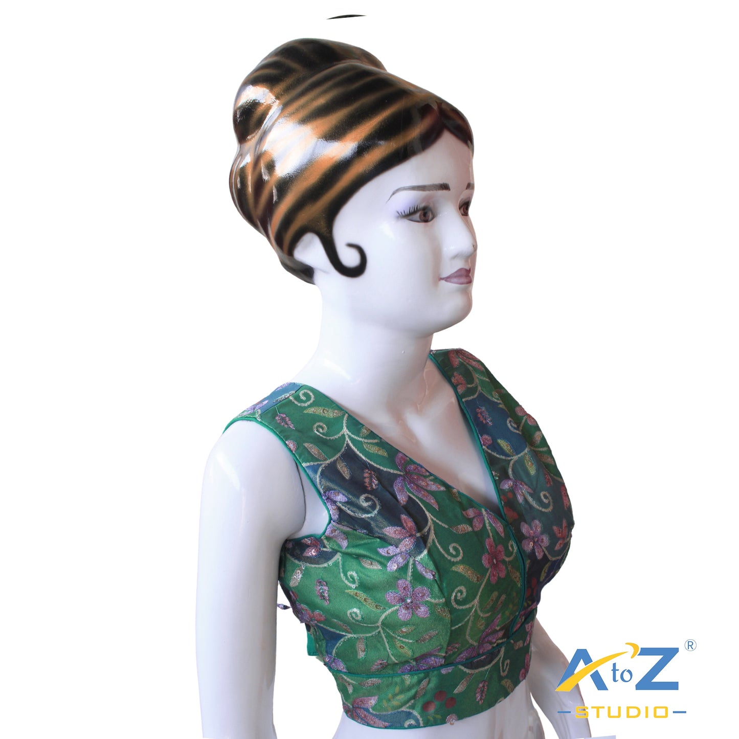 Rama Green Sequin Blouse