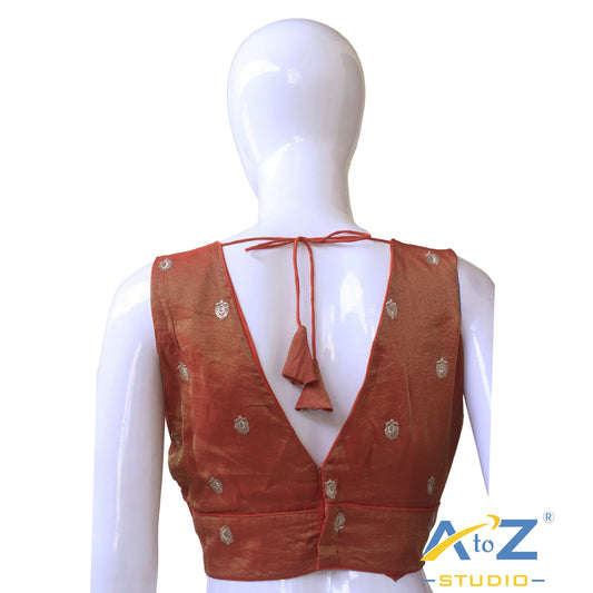 Rani Crushed Silk Embroidered Blouse