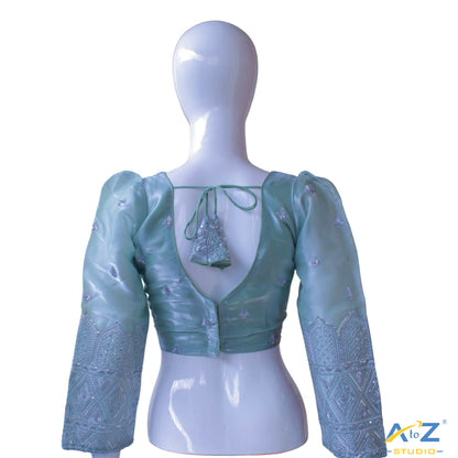 Sky Blue fancy Blouse