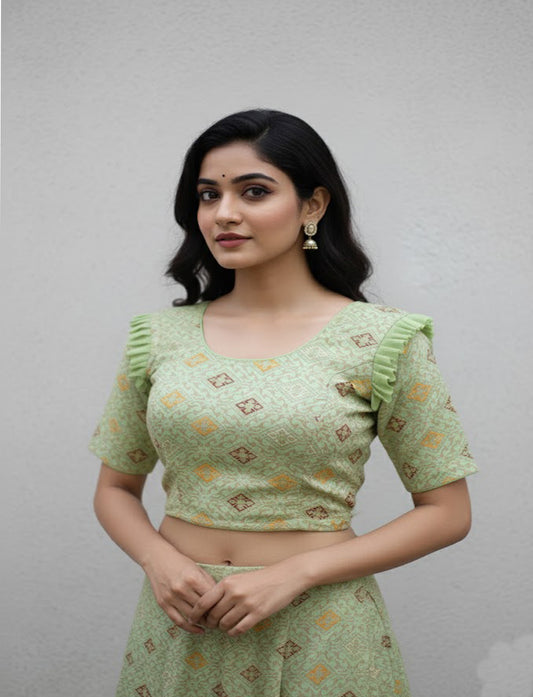 Pista Crush Blouse with Kite Print