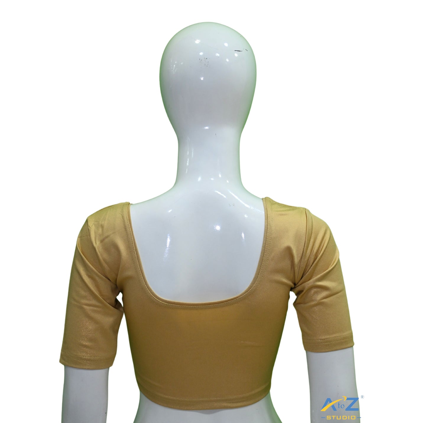 Light Gold Lycra Shimmer Elbow Sleeves