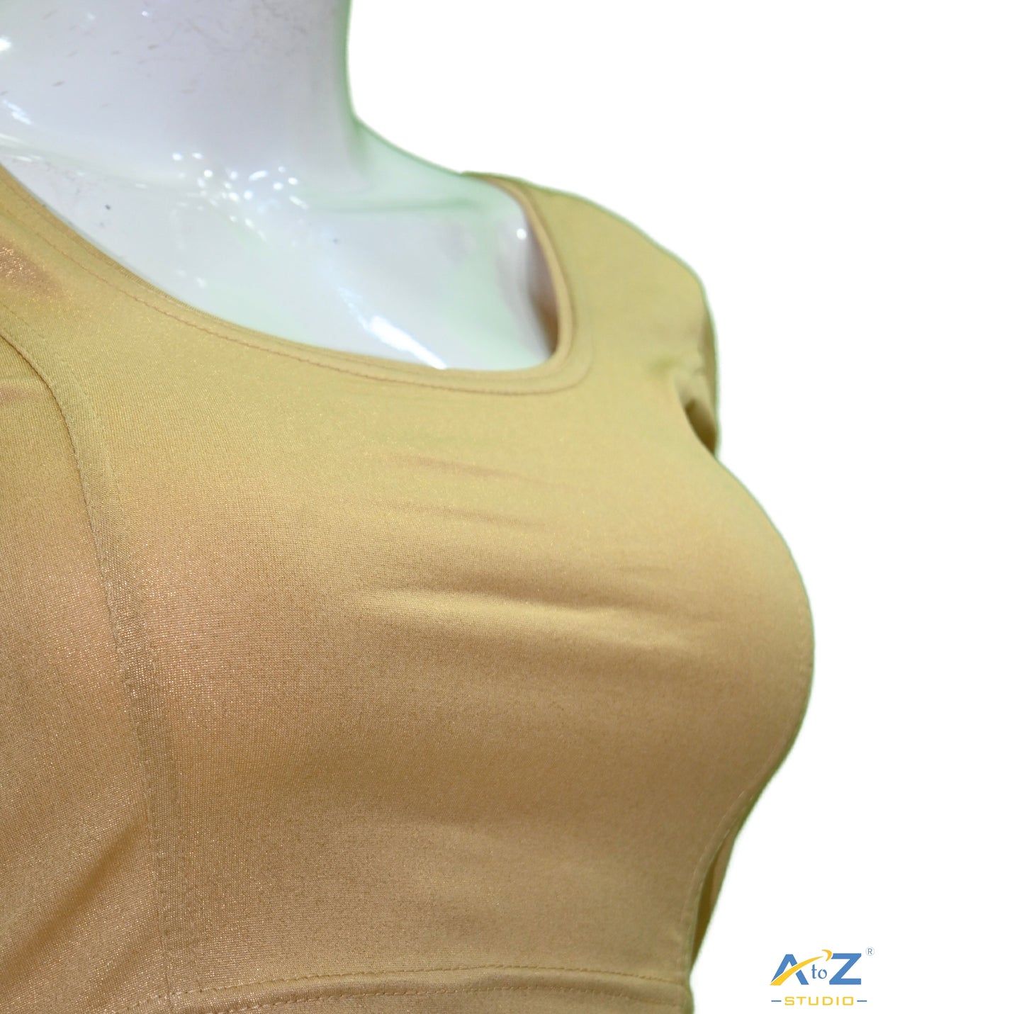 Light Gold Lycra Shimmer Elbow Sleeves